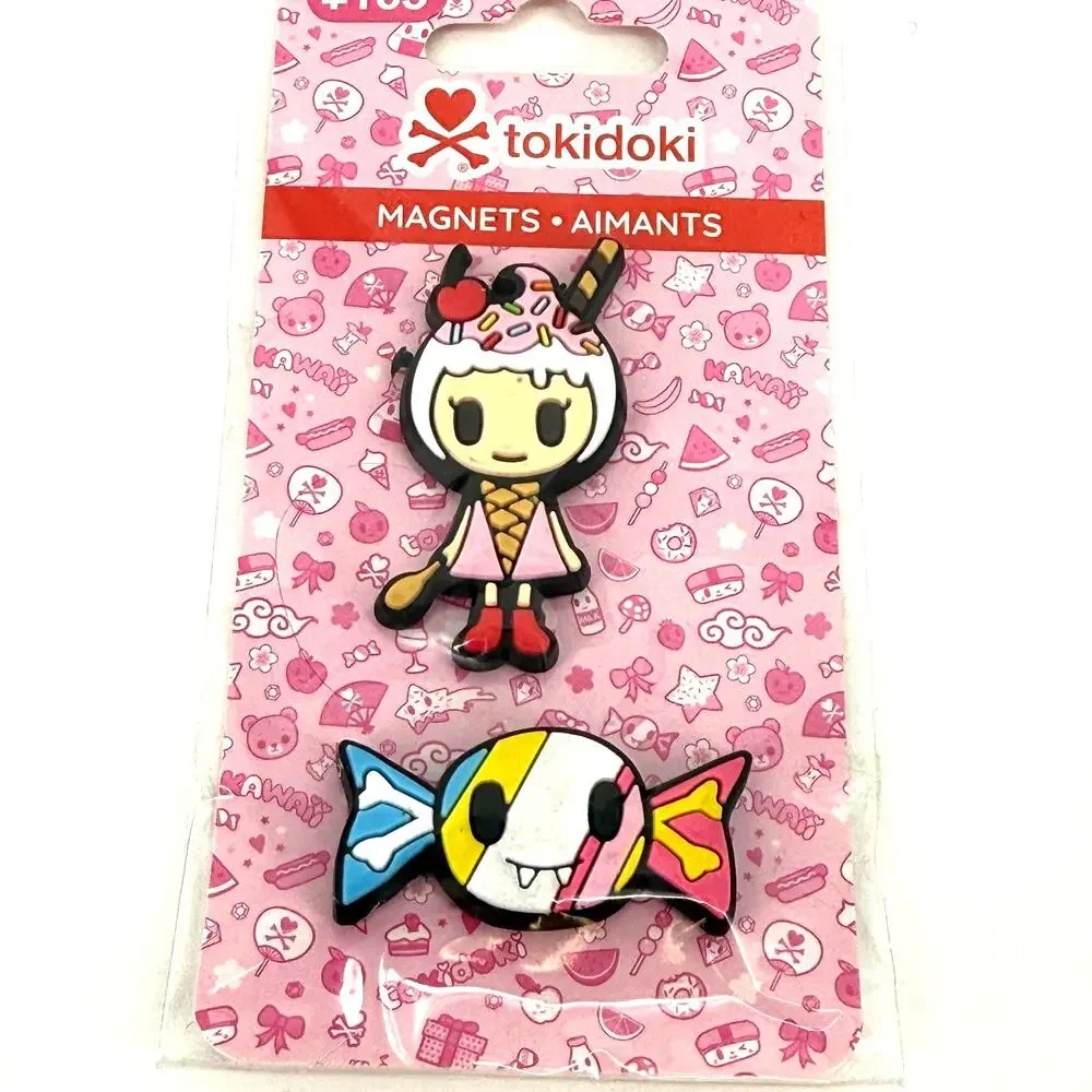 Tokidoki Lot Magnets 4 Washi Tape Set Moofia Cactus Donutella Vampire Candy Fan